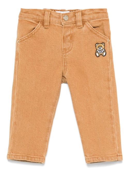 pants boy beige MOSCHINO KIDS | MUP051LXE56/20327